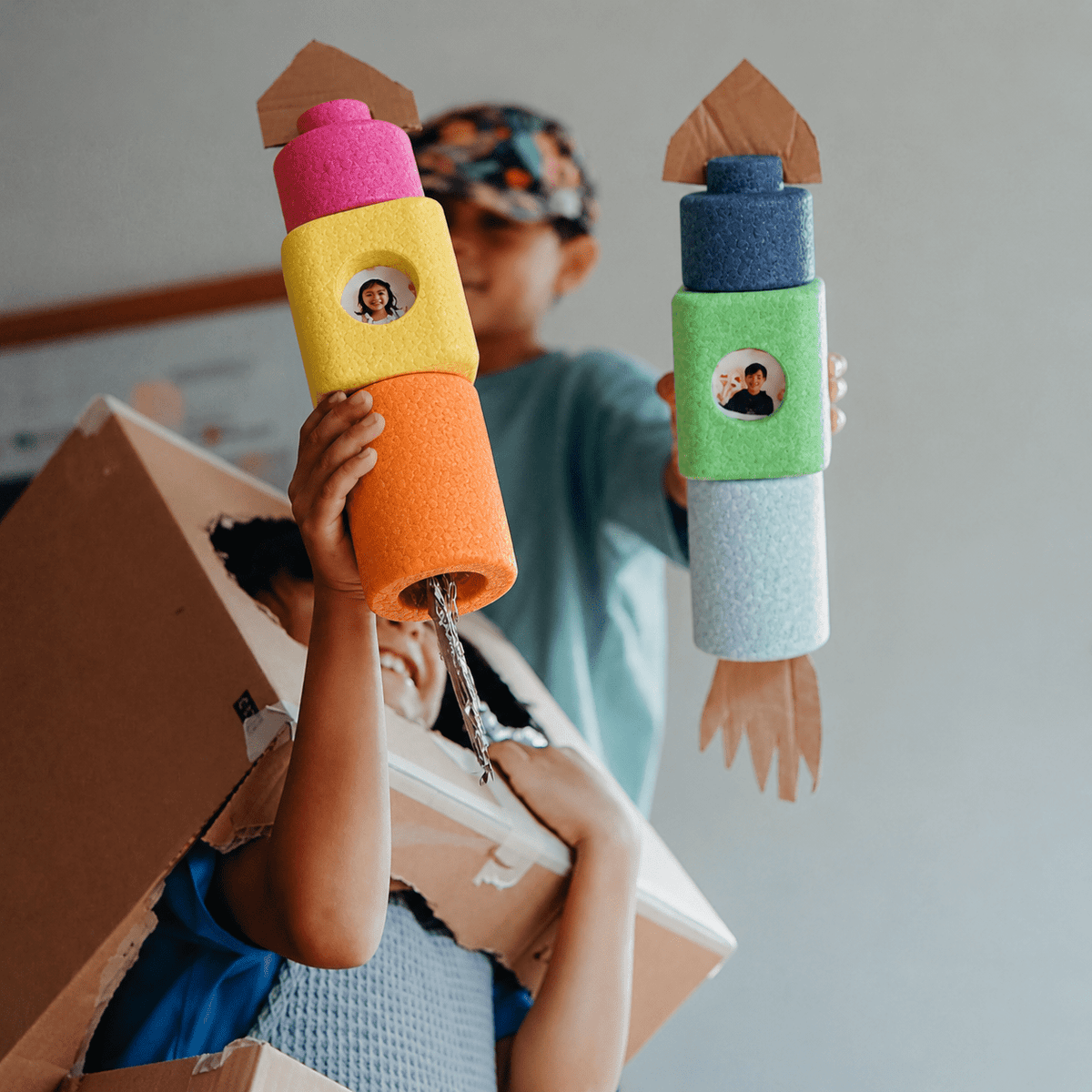 Spielbausteine-Set "Rakete" - baygge.com