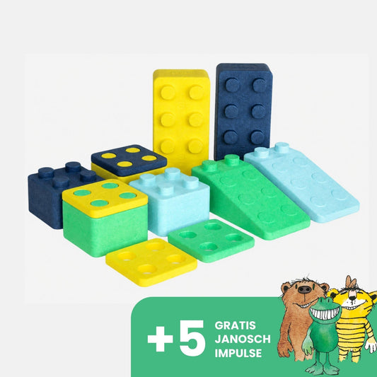 Starterset FARVESPIL - bygge x Janosch + 5 gratis Impulse - baygge.com